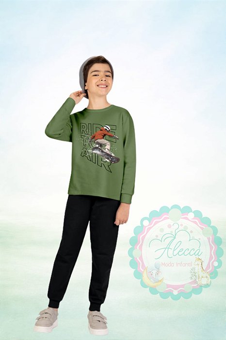 Conjunto Kyly de Moletom Masculino Básico