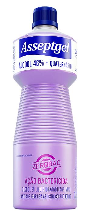 Desinfetante Asseptgel Zerobac Lavanda 1L