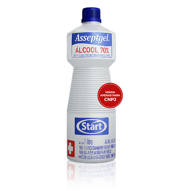 Álcool Líquido 70% ASSEPTGEL/START 1 L