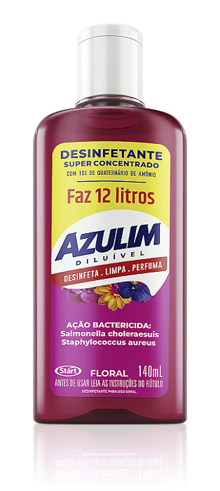 AZULIM Diluível Floral Desinfetante 140 ml