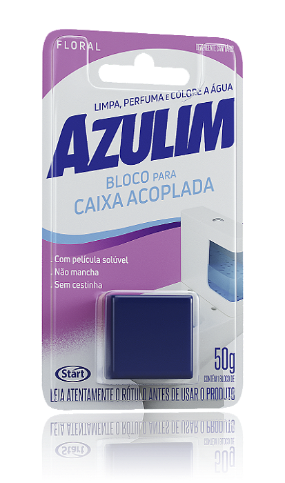 Bloco Sanit Cx Acoplada AZULIM Floral 50 g