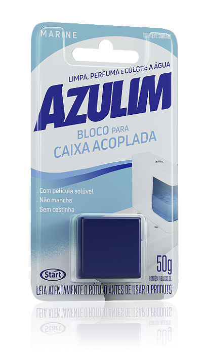 Bloco Sanit Cx Acoplada AZULIM Marine 50 g