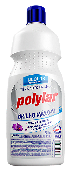 Cera Auto Brilho POLYLAR Incolor 750 ml
