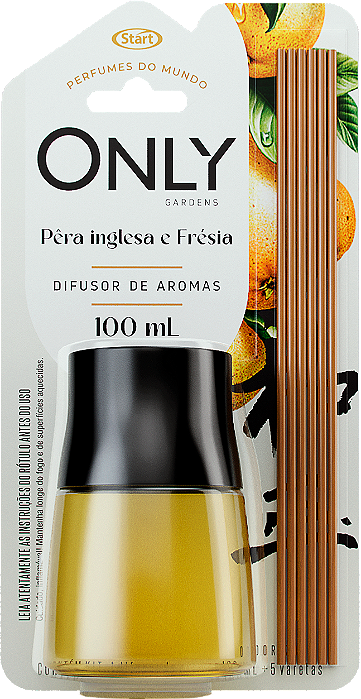 Difusor De Aromas ONLY Pera Inglesa E Fresia 100 ml