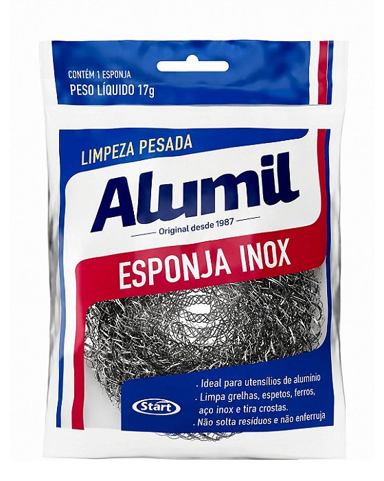 Esponja ALUMIL Aço Inox Laminada 17 g