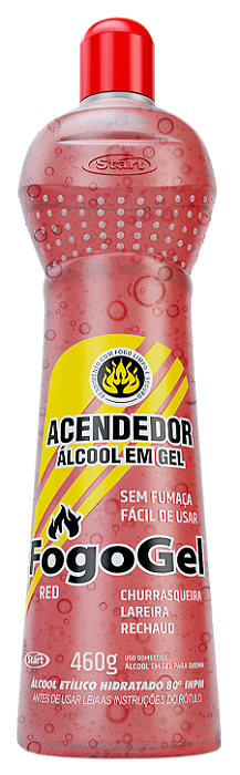 Fogogel Red Gel P/ Queima Natural 460 g