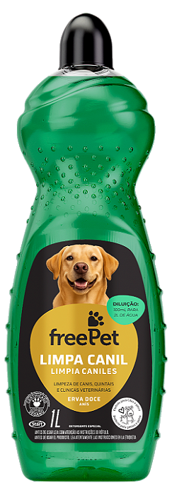 Free Pet Limpa Canil Erva-doce 1 L