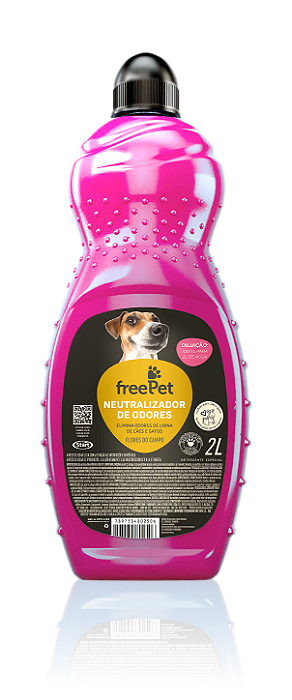 Free Pet Neutralizador De Odores Flores Do Campo 2 L