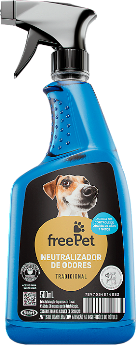 Free Pet Neutralizador De Odores Tradicional 500 ml