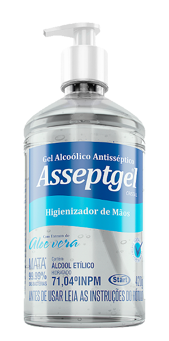 Higienizador ASSEPTGEL Cristal 420 g