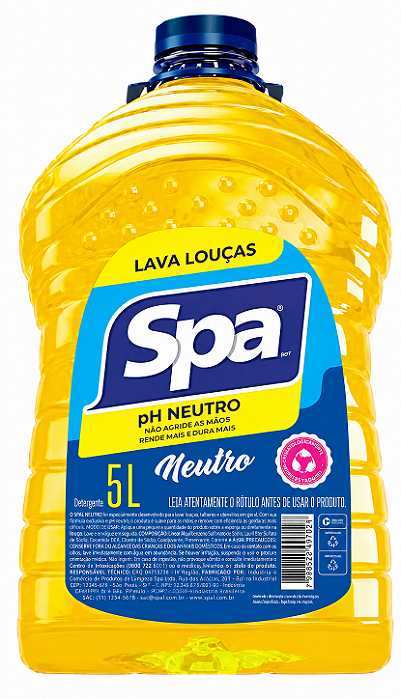 Lava Louças Spa Soft Neutro 5 L