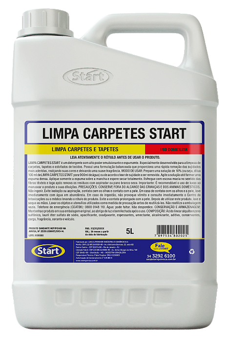 Limpa Carpetes START 5 L