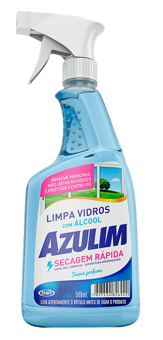 Limpa Vidros AZULIM Spray 500 ml