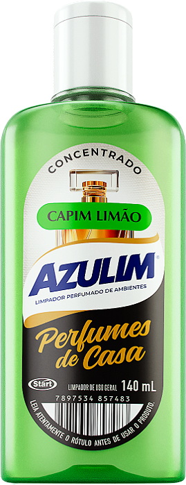 Limpador Conc Perfumado Amb AZULIM Capim Limão 140 ml
