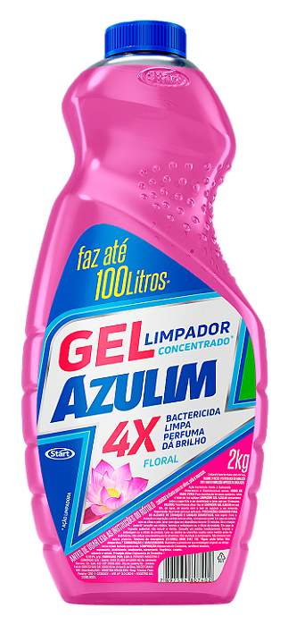 Limpador Gel AZULIM Floral 2 kg