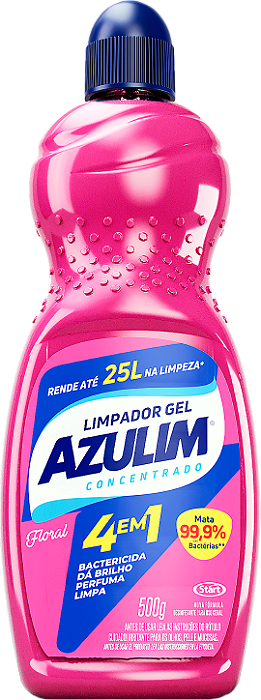 Limpador Gel AZULIM Floral 500 g