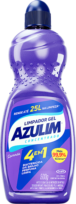 Limpador Gel AZULIM Lavanda 500 g