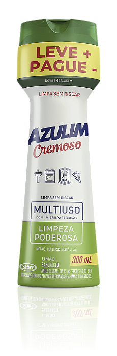 Multiuso Cremoso AZULIM Limão 300 ml
