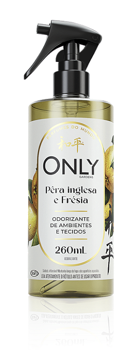ONLY Odorizante De Ambientes E Tecidos Pera Inglesa E Fresia 260 ml