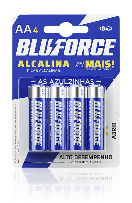 Pilha Alcalina Bluforce Aa