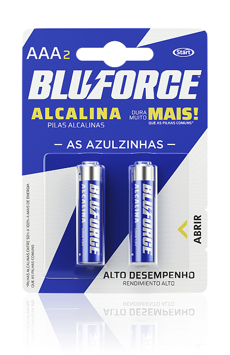 Pilha Alcalina Bluforce Aaa