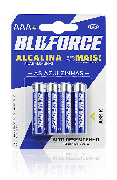 Pilha Alcalina Bluforce Aaa