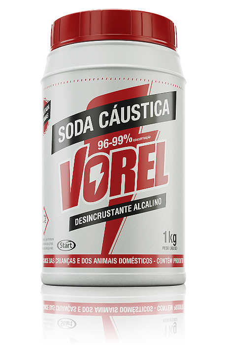 Soda Cáustica Escama Vorel 1 kg