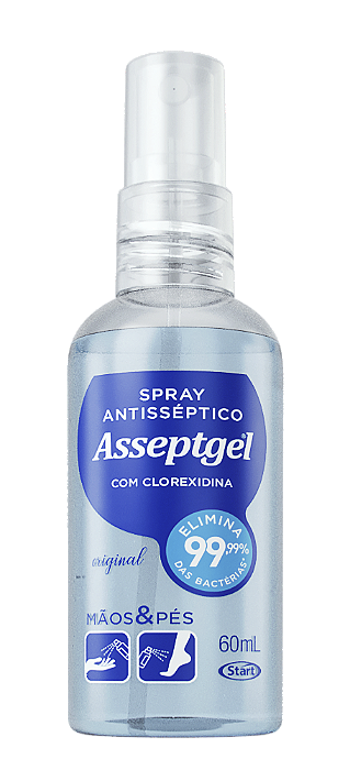 Spray Antis. ASSEPTGEL Clorexidina Original 60 ml