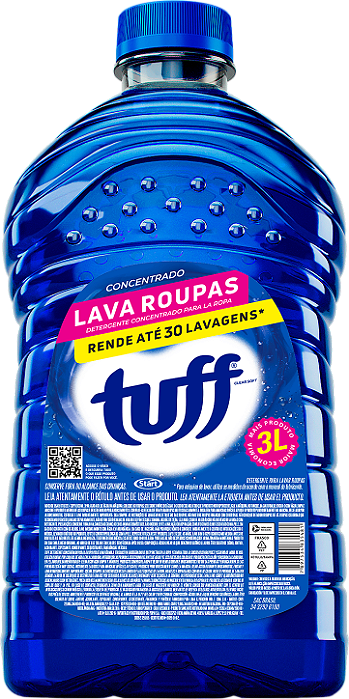 TUFF Lava Roupas Liquido Clear Soft 3 L