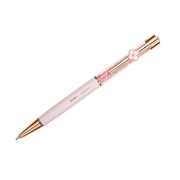 Caneta Esferográfica Metálica Flowers 1.0mm – BRW (Unidade)