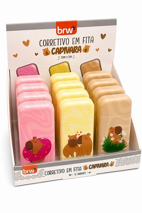 Corretivo em Fita Capivara 5mm x 3m – BRW (Unidade)