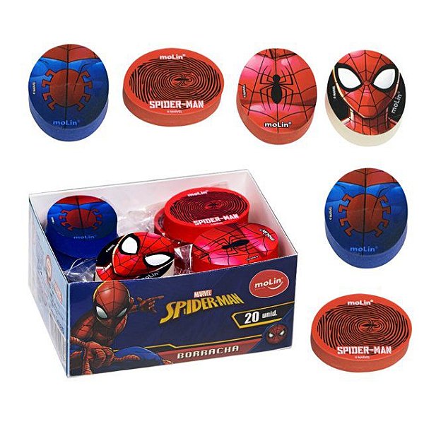 Borracha Oval Homem-Aranha – Molin (Unidade)