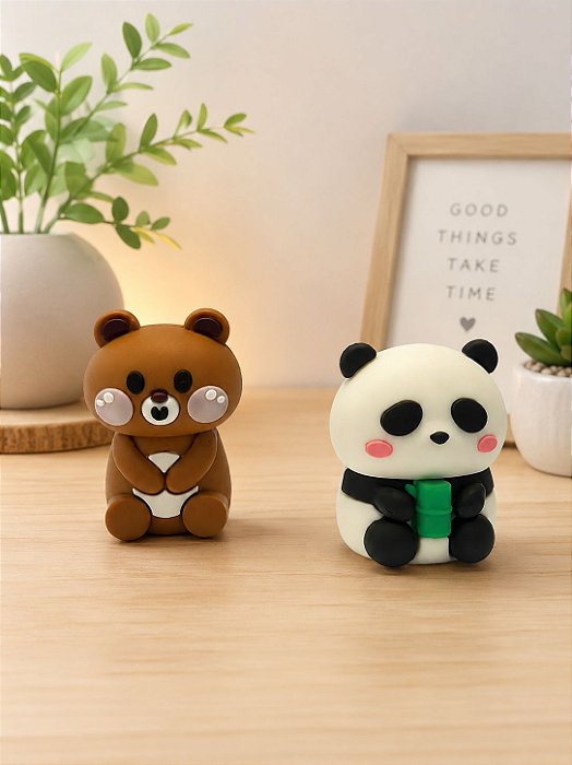 Apontadores Panda e Urso Fofo – UND