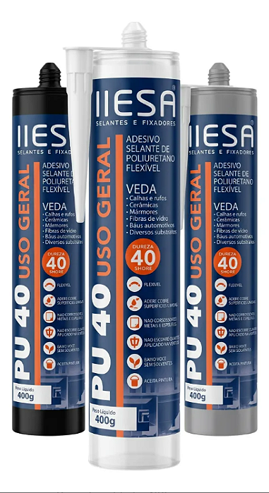 Cart. Iiesa Pu 40 Uso Geral Cinza 400gr