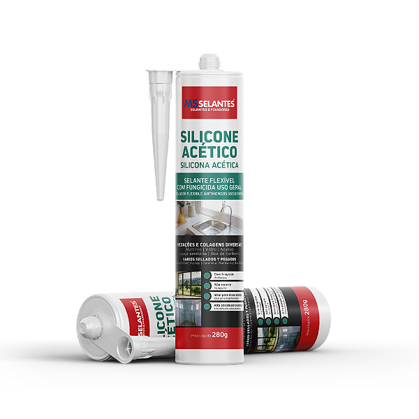 CARTUCHO SILICONE ACETICO INCOLOR. 250 GR