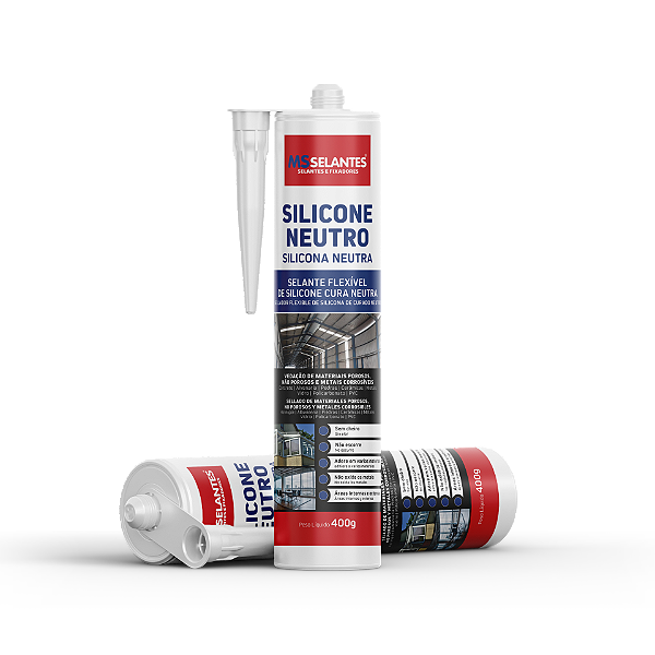 CARTUCHO SILICONE NEUTRO BRANCO 250 GR