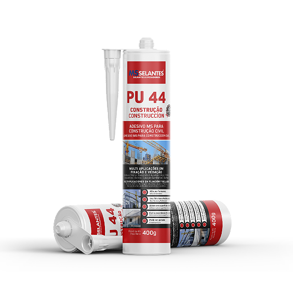 CARTUCHO PU 44 CINZA MULTI CONSTRUCTION 400G MS SELANTES