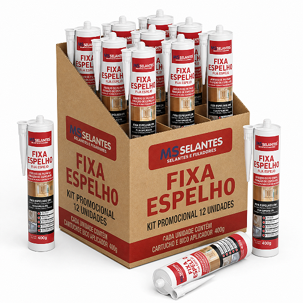 CARTUCHO FIXA ESPELHO BRANCO 400GR