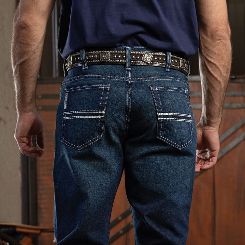 Calça masculina King farm - king rust 3.0 - jeans escuro