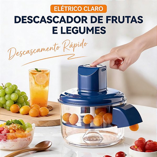 ⏳Desconto de 50% por tempo limitado⏰ Descascador elétrico transparente para frutas e legumes🍇🧄