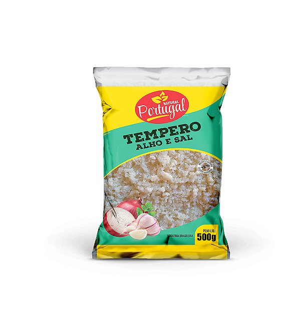 Tempero Alho e Sal 500g Natural Portugal