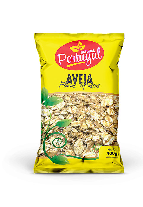 Aveia Flocos Grossos Portugal 400g Natural