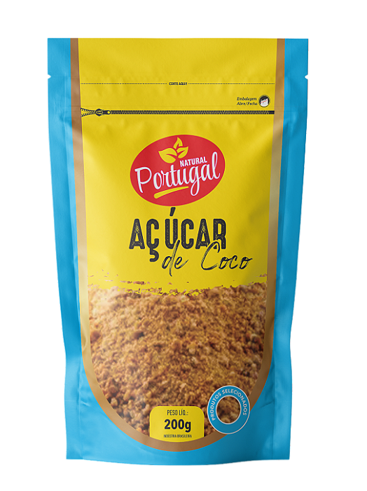 Açúcar de Coco Natural Portugal 200g