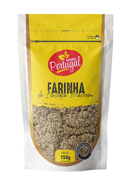 Farinha de Linhaça Marrom Natural Portugal 200g