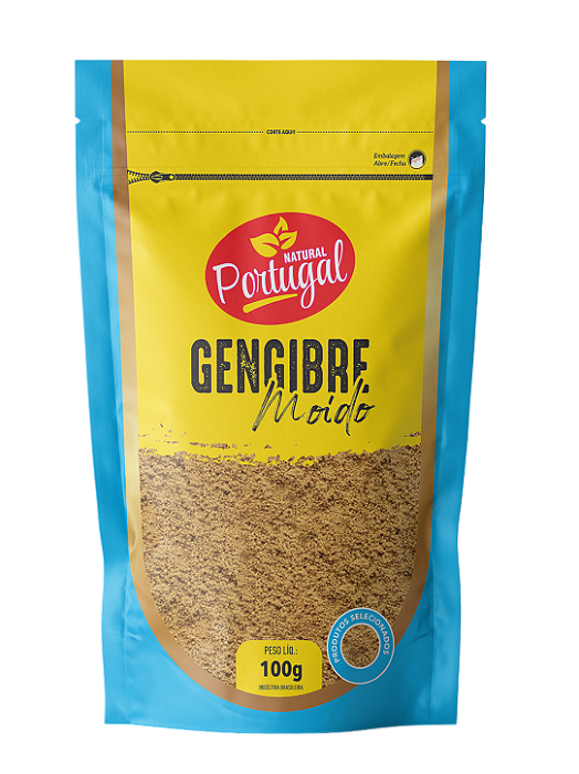 Gengibre Moído Natural Portugal 100g