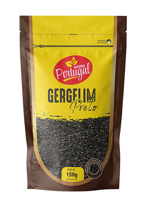 Gergelim Preto Natural Portugal 150g