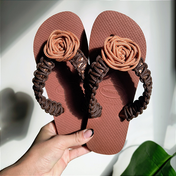 Sandália Flor em Macramê Exclusiva- SOB ENCOMENDA