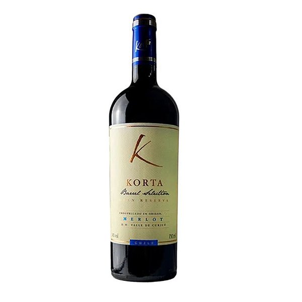 Vinho Korta Barrel Selection Gran Reserva Merlot - 750Ml