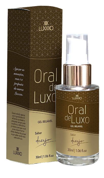 ORAL DE LUXO - Gel Térmico Beijável Sabor Marula (Sabor Desejo) LUXXXO - 30g