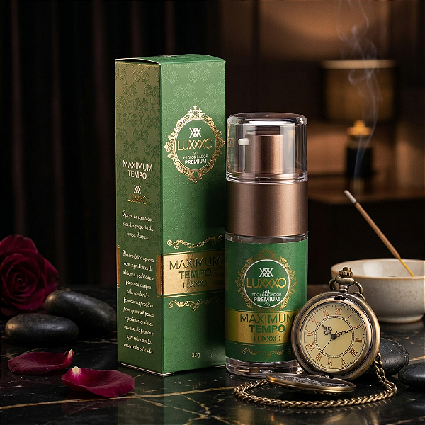 MAXIMUM TEMPO - Lubrificante Retardante Masculino - LUXXXO - Frasco 30ml